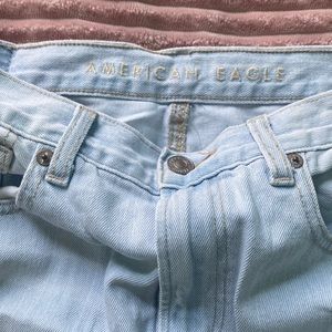 American Eagle light wash jeans